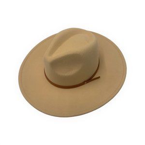 HAILEY - BEIGE FEDORA HAT